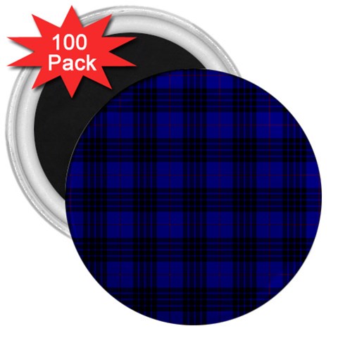 MacKay Tartan 3  Magnet (100 pack) from ArtsNow.com Front