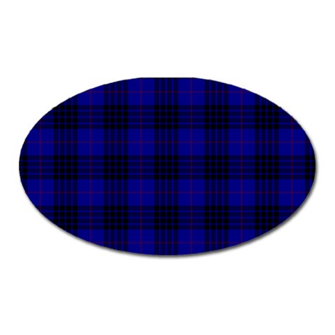 MacKay Tartan Magnet (Oval) from ArtsNow.com Front