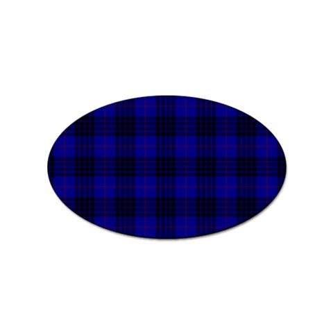 MacKay Tartan Sticker (Oval) from ArtsNow.com Front