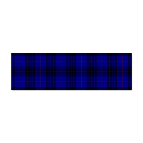 MacKay Tartan Sticker (Bumper) from ArtsNow.com Front