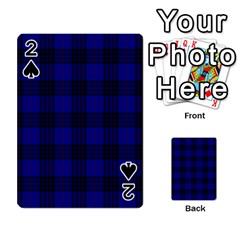 MacKay Tartan Playing Cards 54 Designs from ArtsNow.com Front - Spade2