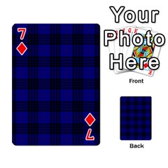 MacKay Tartan Playing Cards 54 Designs from ArtsNow.com Front - Diamond7