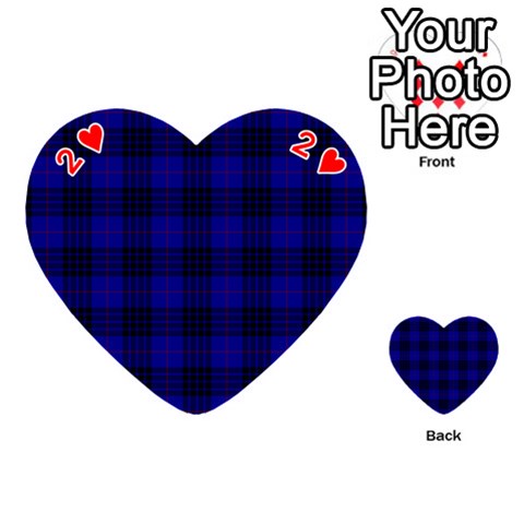 MacKay Tartan Playing Cards 54 (Heart) from ArtsNow.com Front - Heart2