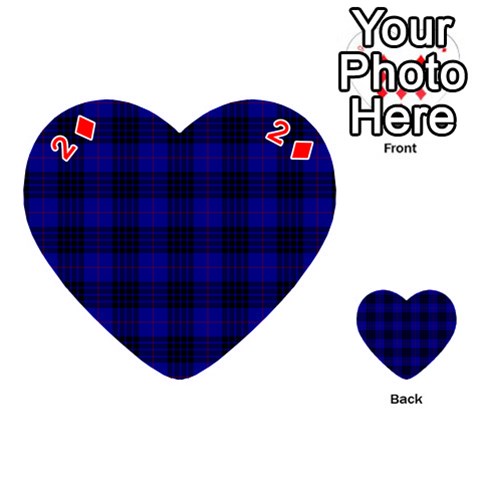 MacKay Tartan Playing Cards 54 (Heart) from ArtsNow.com Front - Diamond2