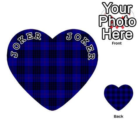 MacKay Tartan Playing Cards 54 (Heart) from ArtsNow.com Front - Joker1