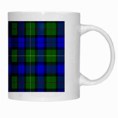 Farquharson Tartan White Mug from ArtsNow.com Right