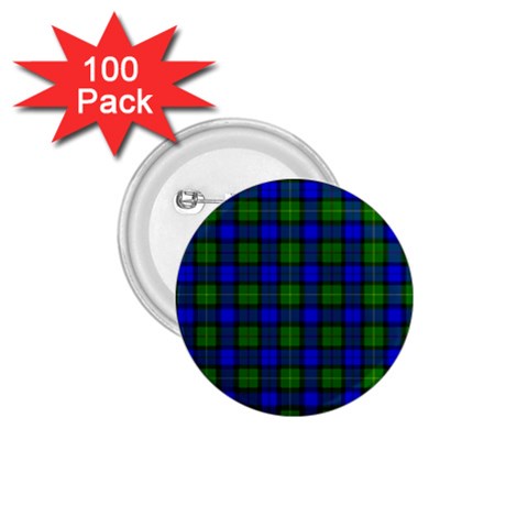 Farquharson Tartan 1.75  Button (100 pack) from ArtsNow.com Front