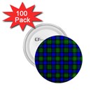 Farquharson Tartan 1.75  Button (100 pack)