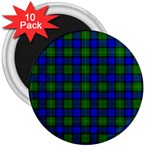 Farquharson Tartan 3  Magnet (10 pack)