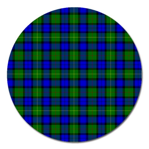 Farquharson Tartan Magnet 5  (Round) from ArtsNow.com Front