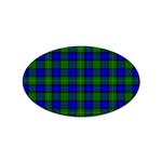 Farquharson Tartan Sticker Oval (10 pack)