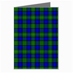 Farquharson Tartan Greeting Card