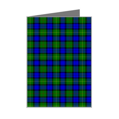 Farquharson Tartan Mini Greeting Card from ArtsNow.com Left