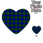 Farquharson Tartan Multi-purpose Cards (Heart)