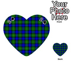 Farquharson Tartan Playing Cards 54 (Heart) from ArtsNow.com Front - Spade2