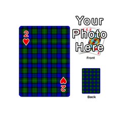 Farquharson Tartan Playing Cards 54 (Mini) from ArtsNow.com Front - Heart2