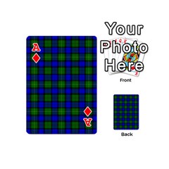 Ace Farquharson Tartan Playing Cards 54 (Mini) from ArtsNow.com Front - DiamondA