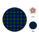 Farquharson Tartan Playing Cards (Round)