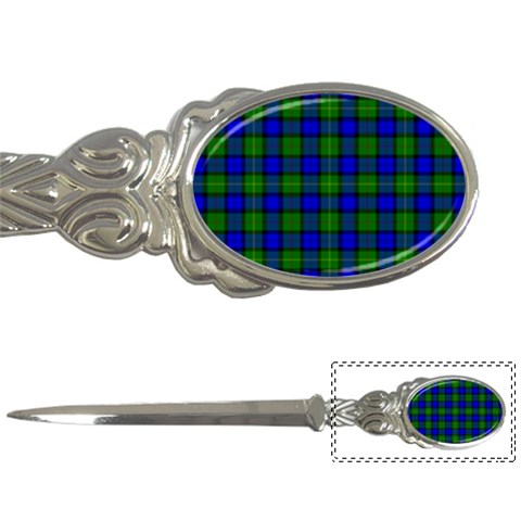 Farquharson Tartan Letter Opener from ArtsNow.com Front