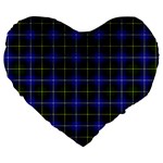 MacNeil of Barra Tartan Large 19  Premium Heart Shape Cushion