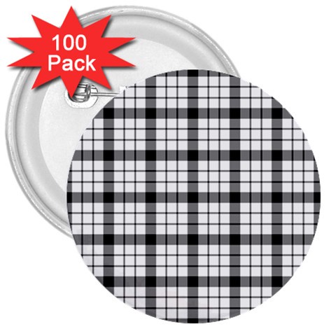 MacFarlane Tartan 3  Button (100 pack) from ArtsNow.com Front