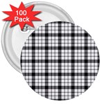 MacFarlane Tartan 3  Button (100 pack)