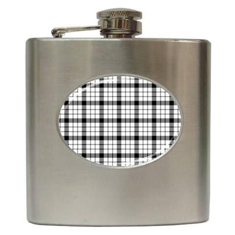 MacFarlane Tartan Hip Flask (6 oz) from ArtsNow.com Front