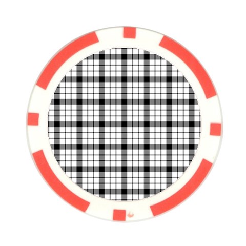 MacFarlane Tartan Poker Chip Card Guard (10 pack) from ArtsNow.com Front