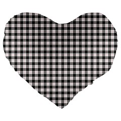 MacPherson Tartan Large 19  Premium Heart Shape Cushion from ArtsNow.com Front