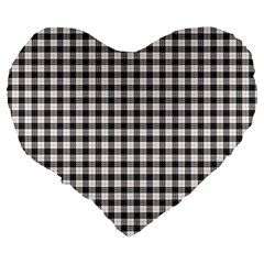 MacPherson Tartan Large 19  Premium Heart Shape Cushion from ArtsNow.com Back