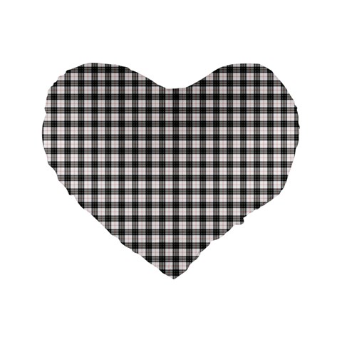 MacPherson Tartan Standard 16  Premium Heart Shape Cushion from ArtsNow.com Front