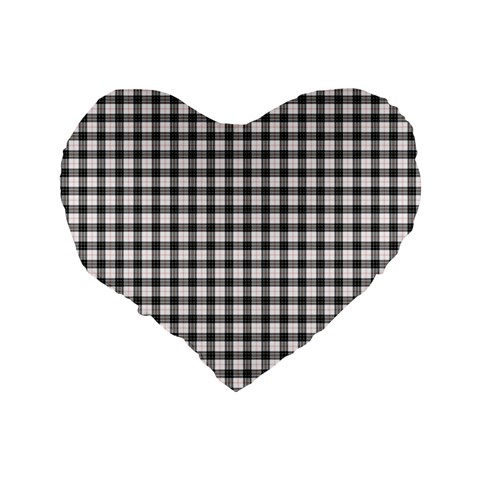 MacPherson Tartan Standard 16  Premium Flano Heart Shape Cushion from ArtsNow.com Back