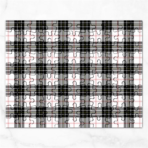 MacPherson Tartan Jigsaw Puzzle (Rectangular) from ArtsNow.com Front