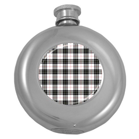 MacPherson Tartan Hip Flask (5 oz) from ArtsNow.com Front