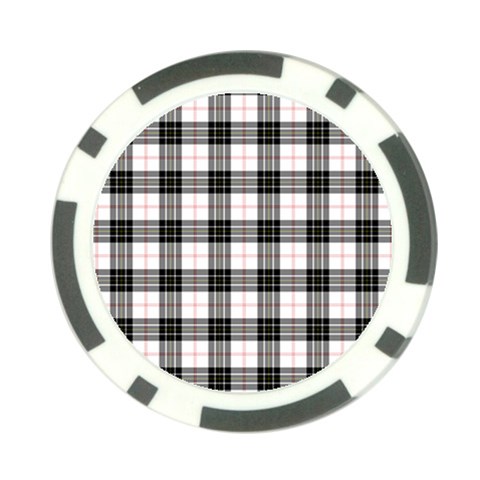 MacPherson Tartan Poker Chip Card Guard from ArtsNow.com Back