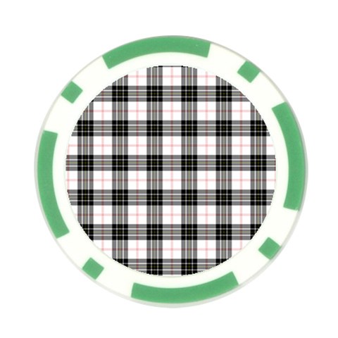 MacPherson Tartan Poker Chip Card Guard (10 pack) from ArtsNow.com Front