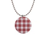 Buchanan Tartan 1  Button Necklace