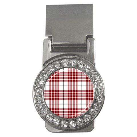 Buchanan Tartan Money Clip (CZ) from ArtsNow.com Front