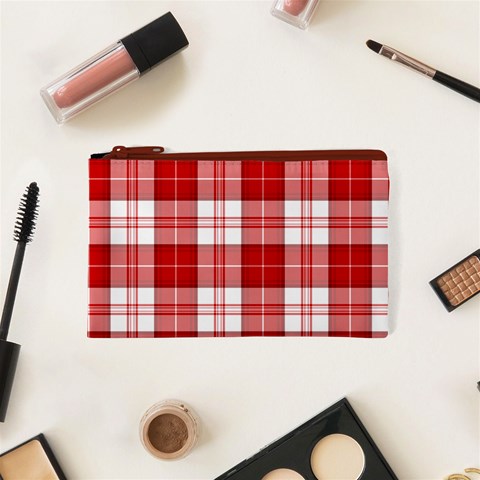 Menzies Tartan Canvas Cosmetic Bag (XS) from ArtsNow.com Front