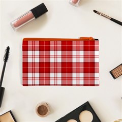 Menzies Tartan Canvas Cosmetic Bag (XS) from ArtsNow.com Back