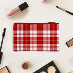 Menzies Tartan Canvas Cosmetic Bag (XS) from ArtsNow.com Back