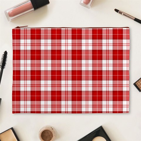 Menzies Tartan Cosmetic Bag (XL) from ArtsNow.com Front