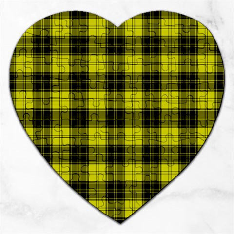 MacLachlan Tartan Jigsaw Puzzle (Heart) from ArtsNow.com Front