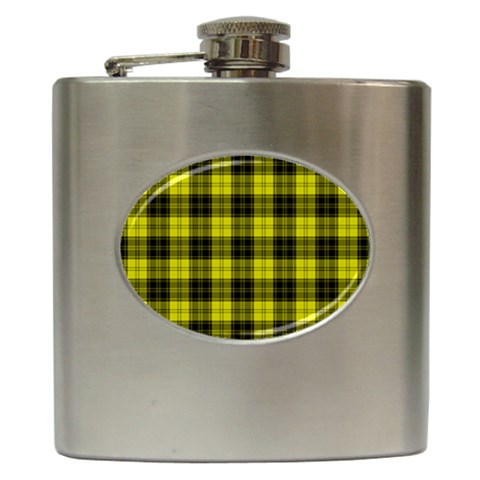 MacLachlan Tartan Hip Flask (6 oz) from ArtsNow.com Front