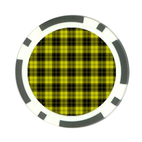 MacLachlan Tartan Poker Chip Card Guard from ArtsNow.com Front