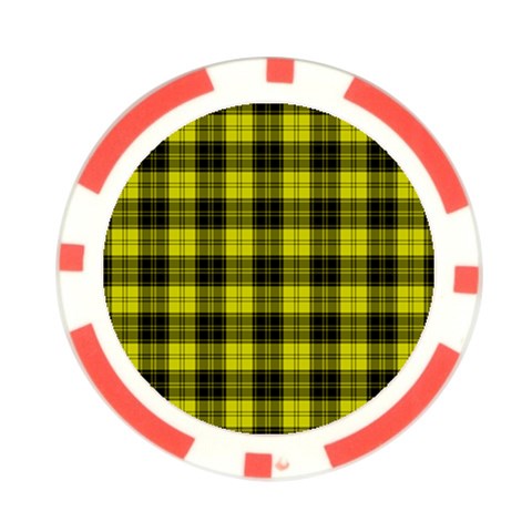 MacLachlan Tartan Poker Chip Card Guard from ArtsNow.com Front