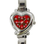 Clan Steward Tartan Heart Italian Charm Watch