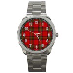 Clan Steward Tartan Sport Metal Watch