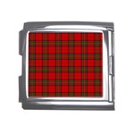 Clan Steward Tartan Mega Link Italian Charm (18mm)