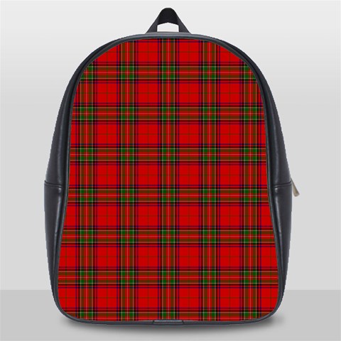 Clan Steward Tartan School Bag (Large) from ArtsNow.com Front